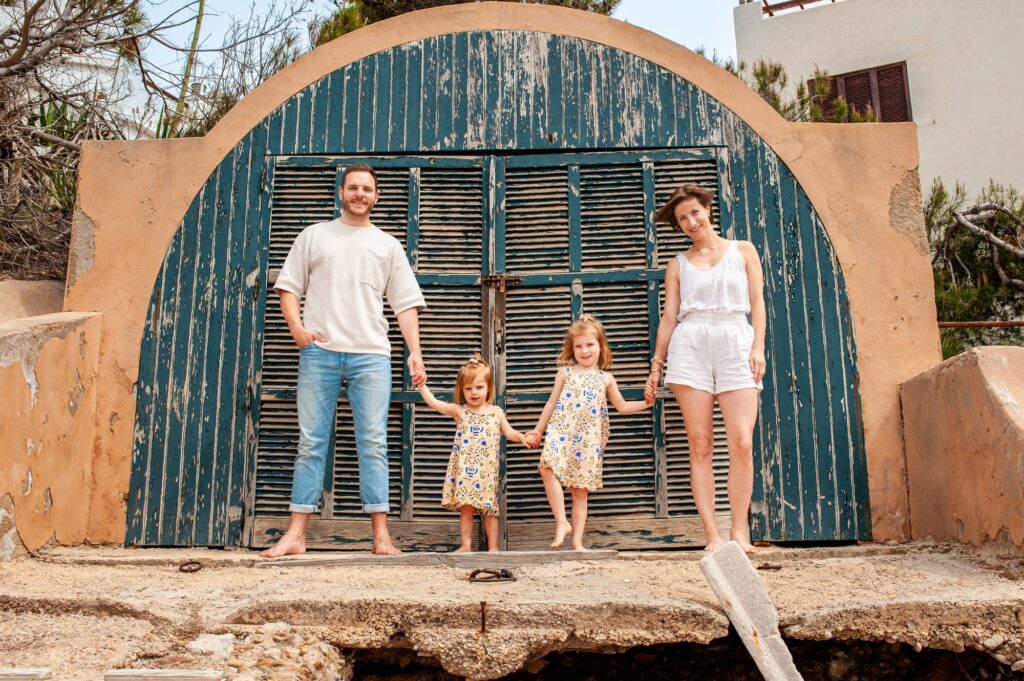 Barfußshooting mit Familie auf Mallorca