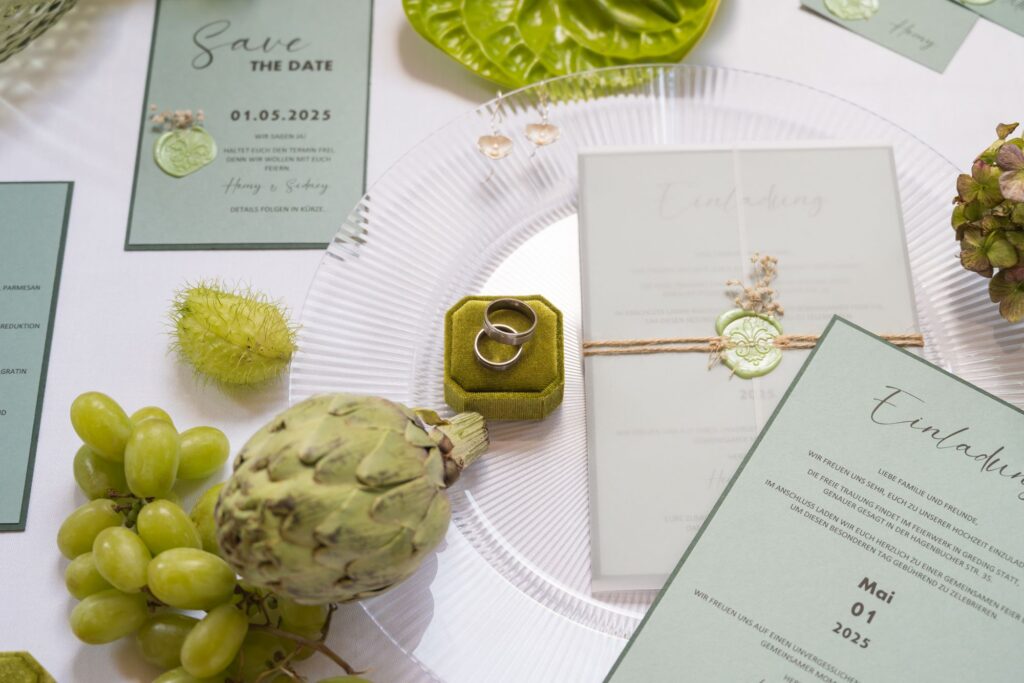 Clean Green Hochzeitskonzept in Obermässing